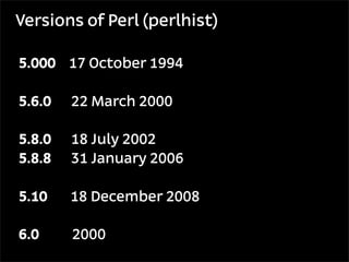 Perl 5.10