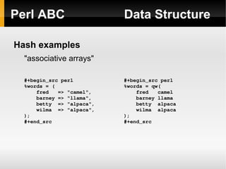 ABC of Perl programming | PPT