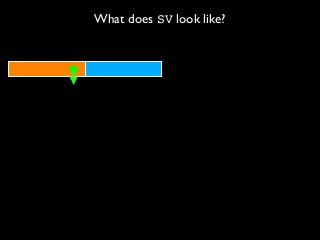 What does SV look like?
 