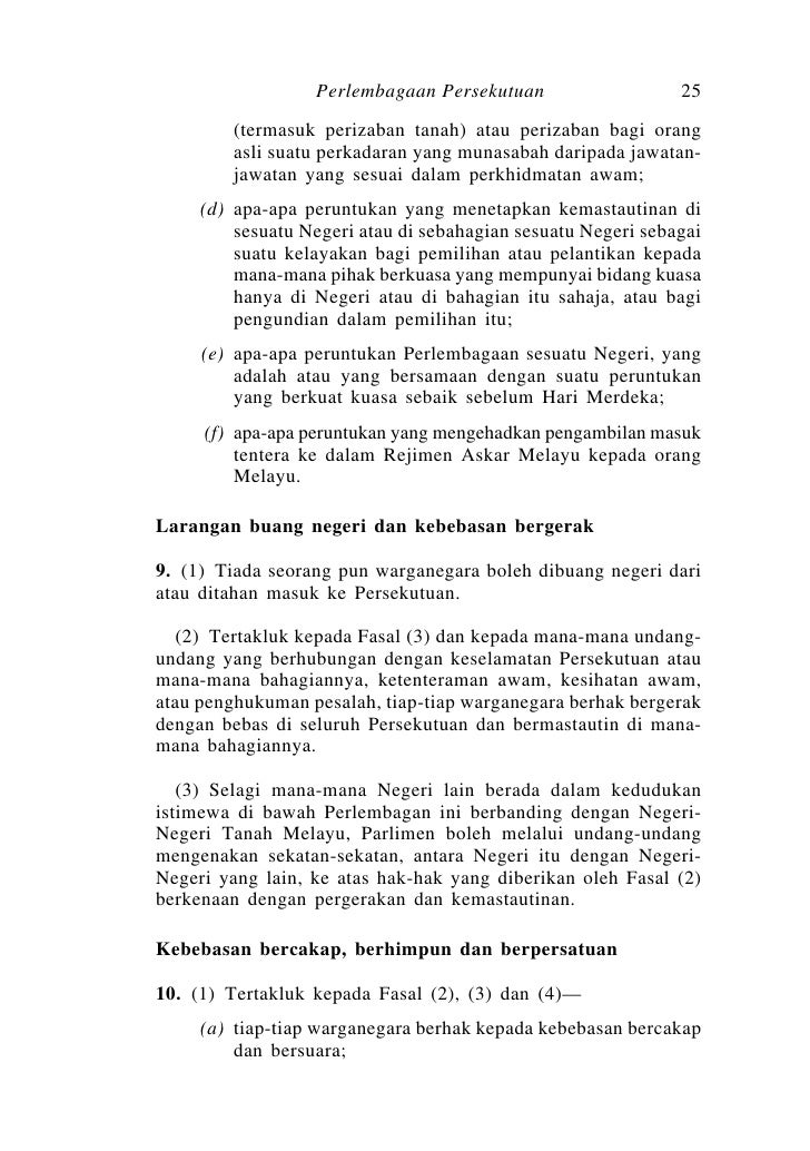 Teks Perlembagaan Persekutuan Jan 2006