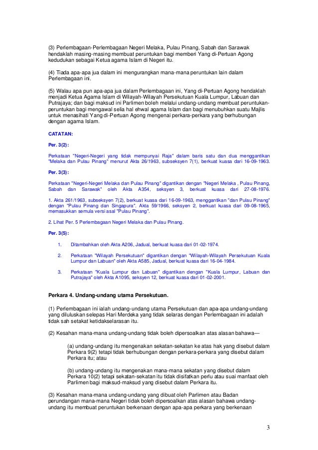 Perlembagaan Persekutuan