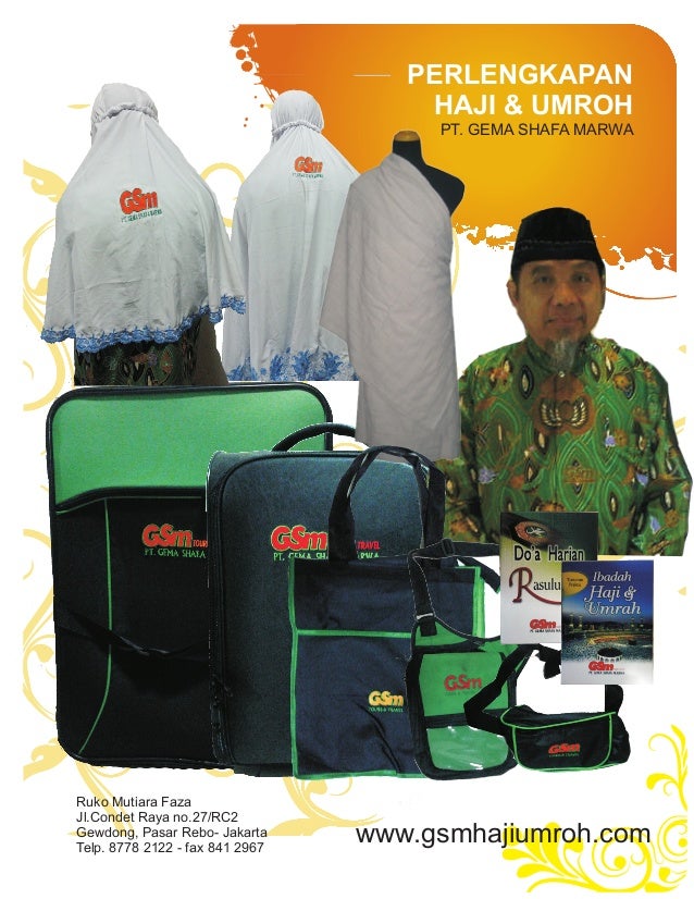  Perlengkapan  Haji Umroh  gsm