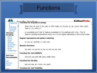 Functions
 
