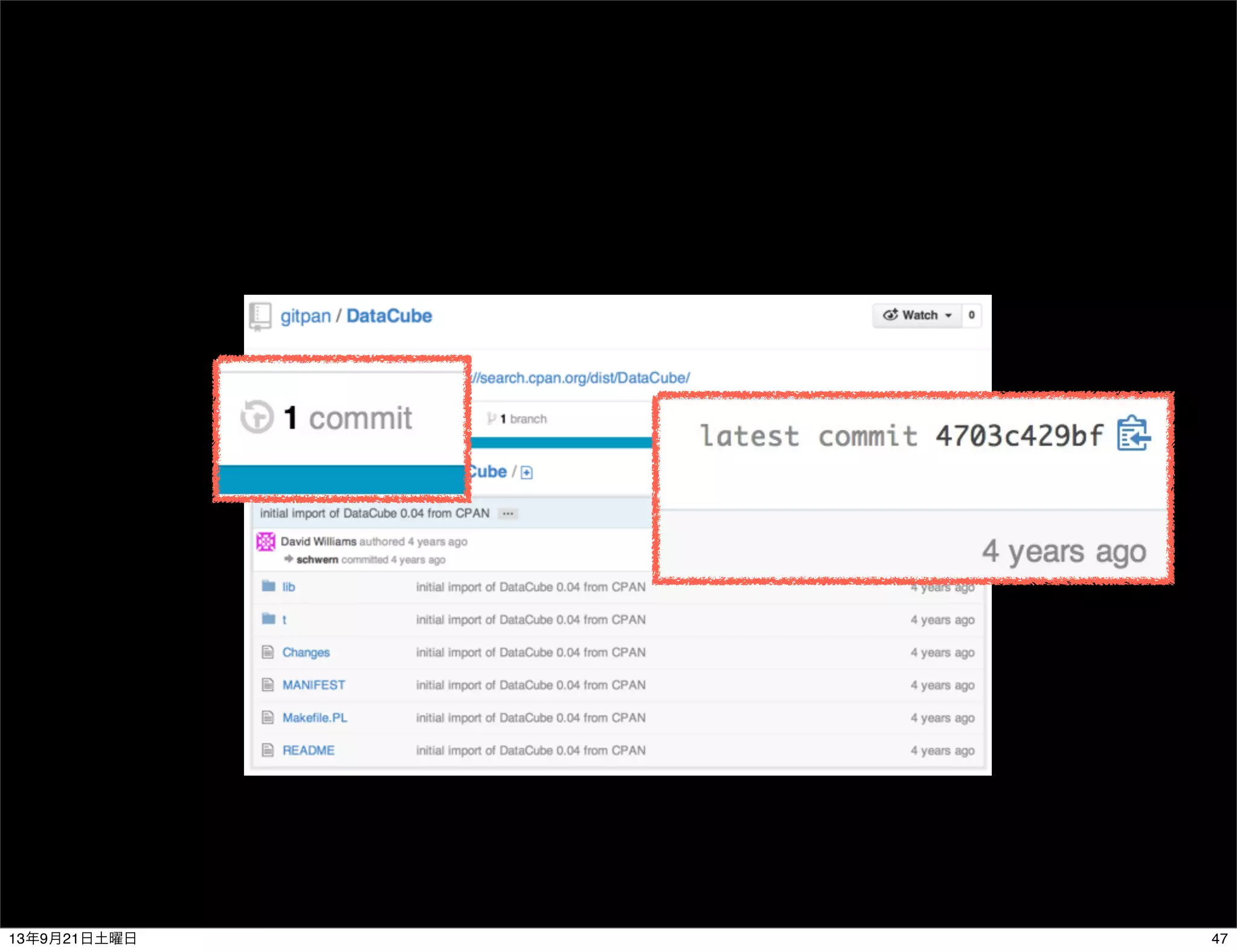 4713年9月21日土曜日
 