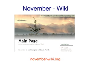 November - Wiki




  november-wiki.org
 