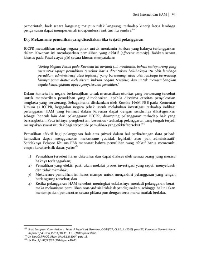 Perlindungan Data Pribadi Di Indonesia