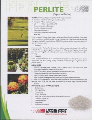 Perl Tech - Perlite Technology, Ahmedabad, Perlite Powder Products