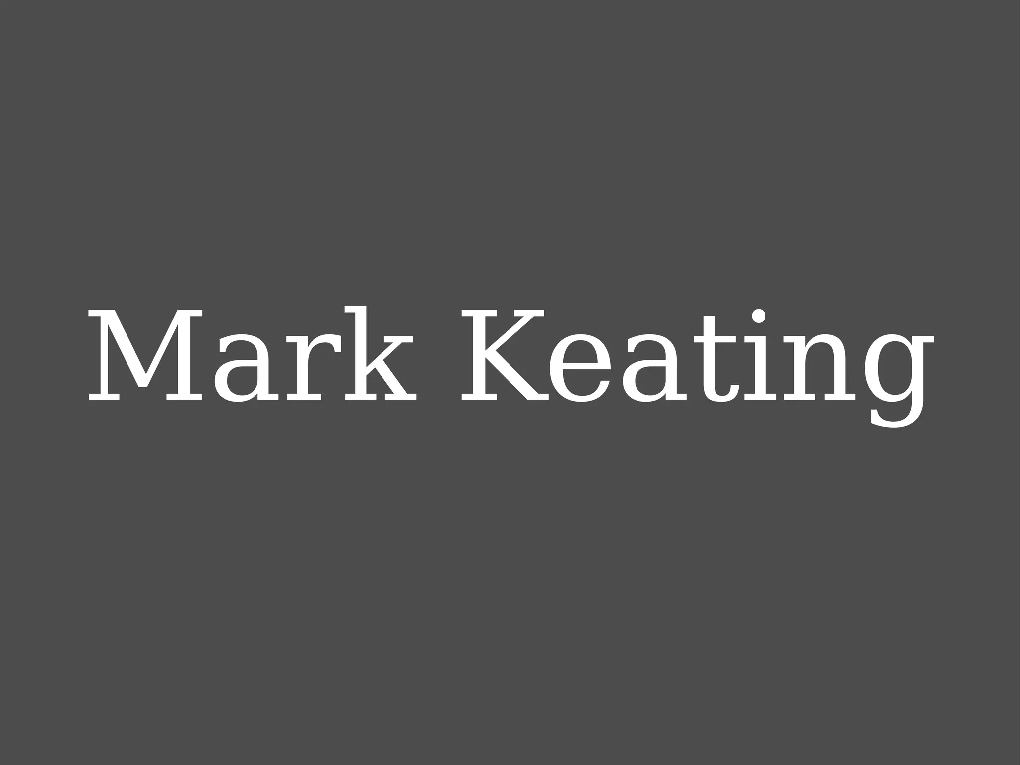 Mark Keating 