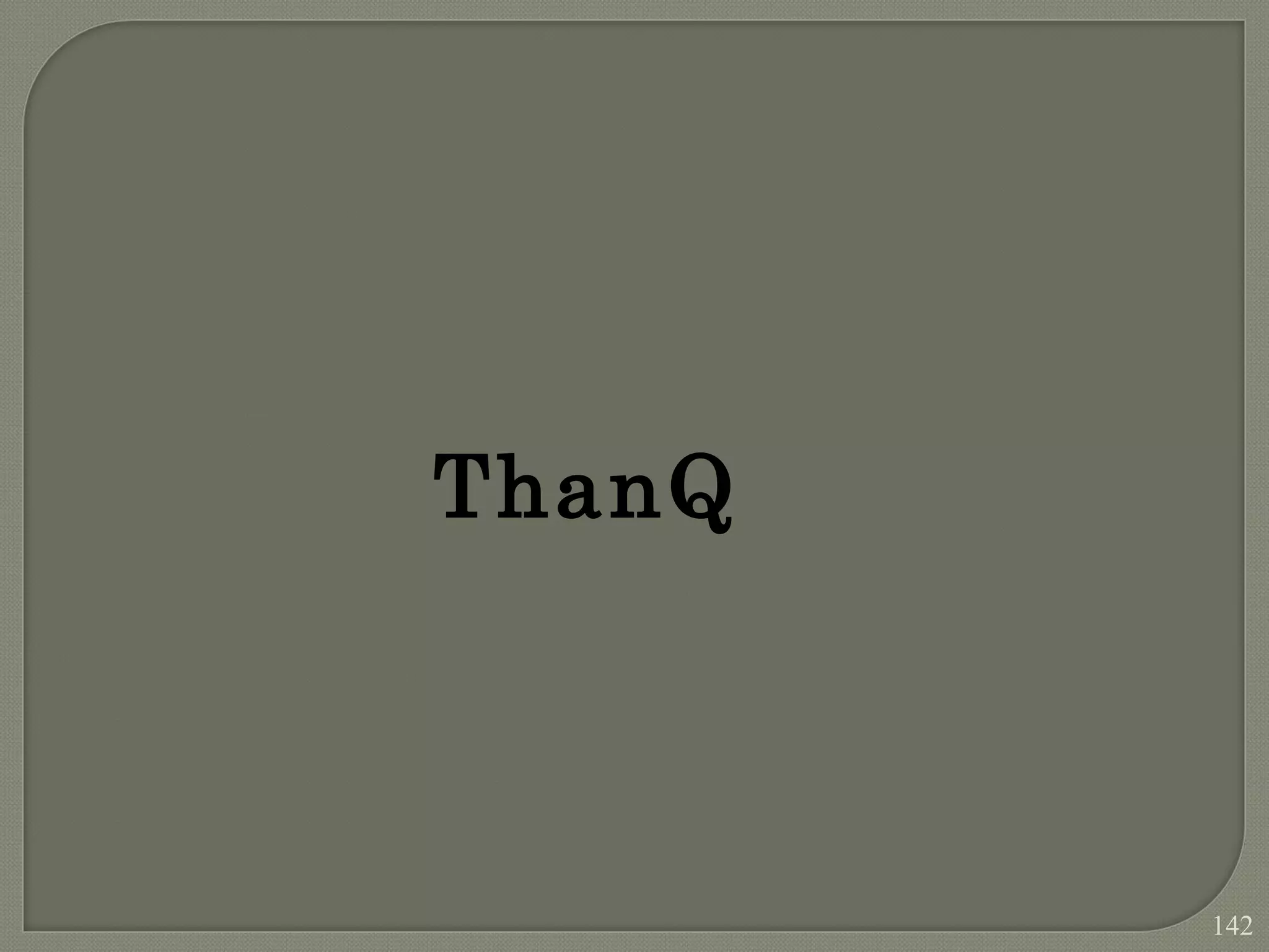ThanQ 142 