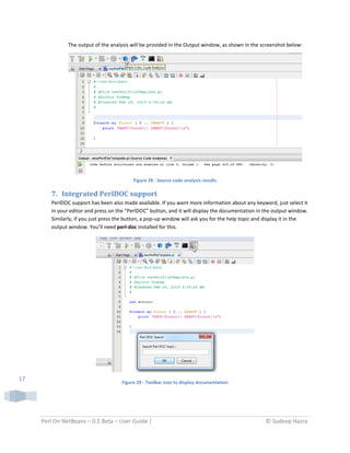 Perl on Netbeans - User Guide - v0.5 | PDF