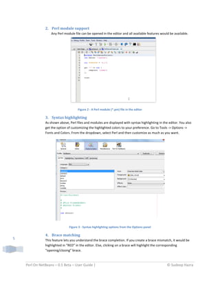 Perl on Netbeans - User Guide - v0.5 | PDF