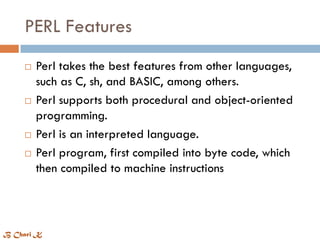 First steps in PERL | PDF