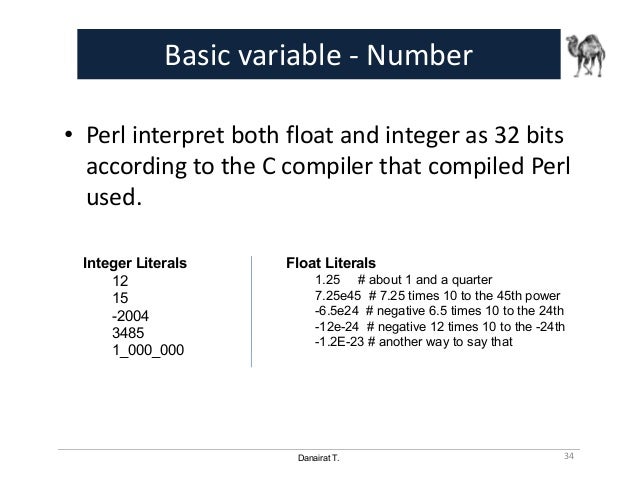 perl syntax