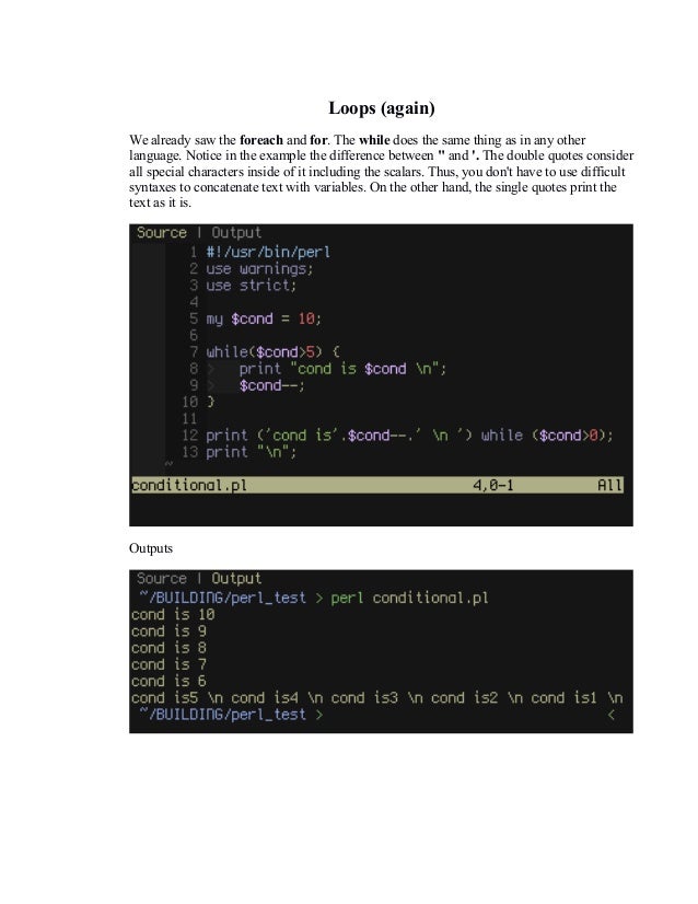 sample program of perl programming language sample program of perl programming language