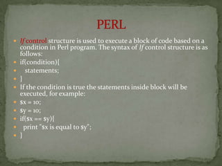 Perl slid | PPT