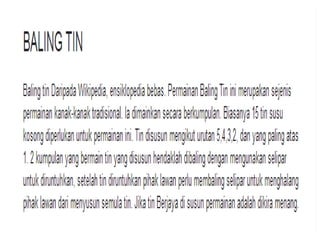 Permainan tradisional