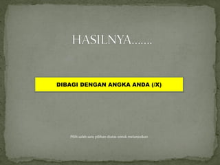 Slide Angka Permainan Angka Sederhana dalam PPT | PPS