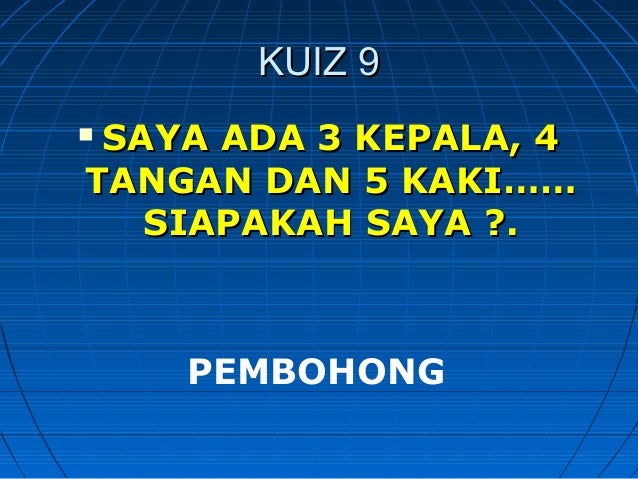 Contoh Ice Breaking Teka Teki - Wo Ternyata