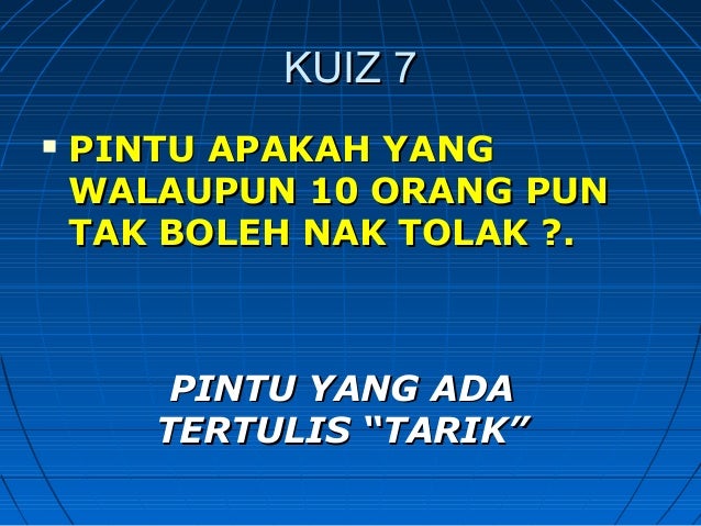 Permainan Tekateki (ICE BREAKING)