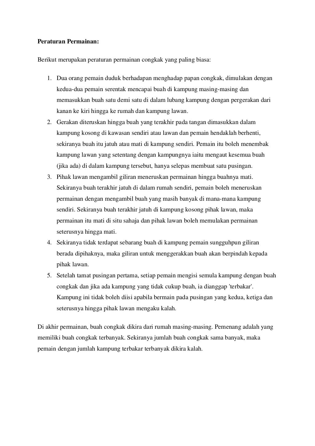 Permainan tradisional - Data Permainan Modern Menggeser Tradisional