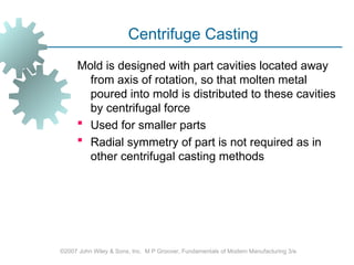 permanent mold casting-metal casting process.ppt