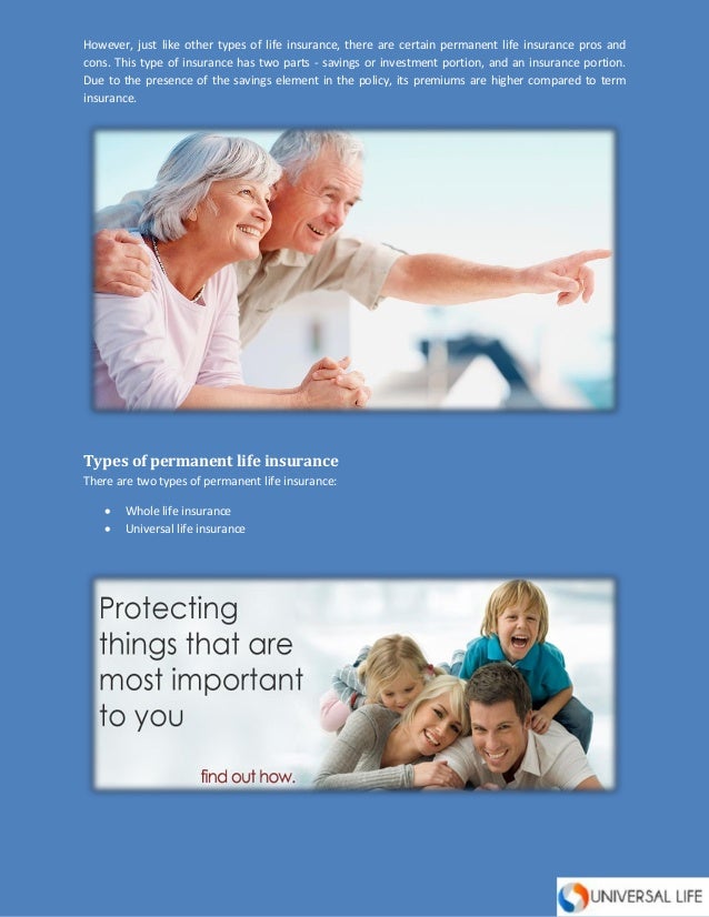 Permanent Life Insurance: Pros and Cons