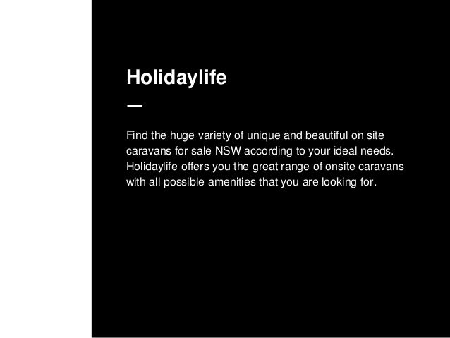 Permanent Onsite Caravans For Sale Nsw Holidaylife