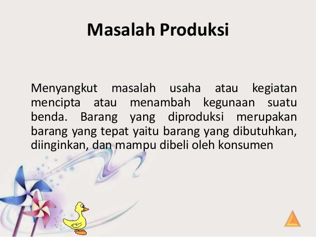 Permasalahan Ekonomi Analisis Sistem Ekonomi