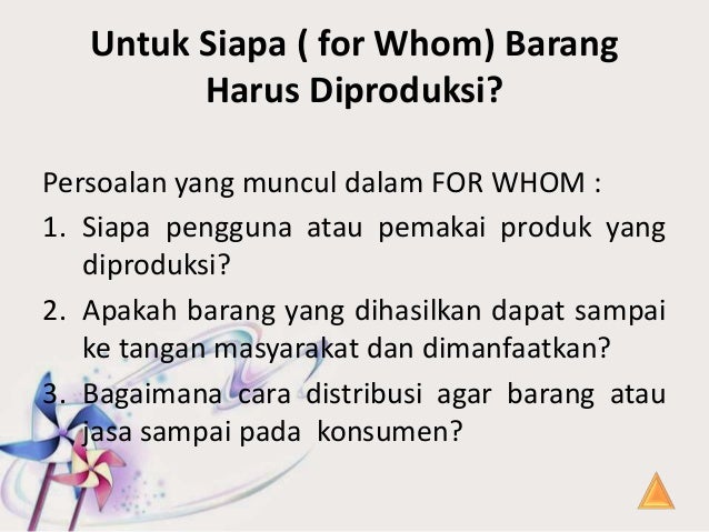 Permasalahan Ekonomi Analisis Sistem Ekonomi
