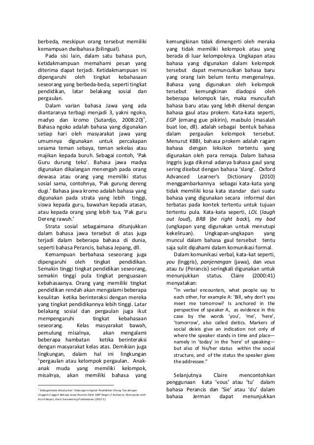 Permasalahan padanan kata dan beberapa pendekatan penerjemahan