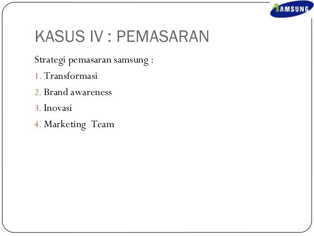 Permasalahan Perusahaan Samsung