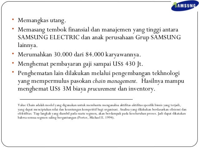 Permasalahan Perusahaan Samsung