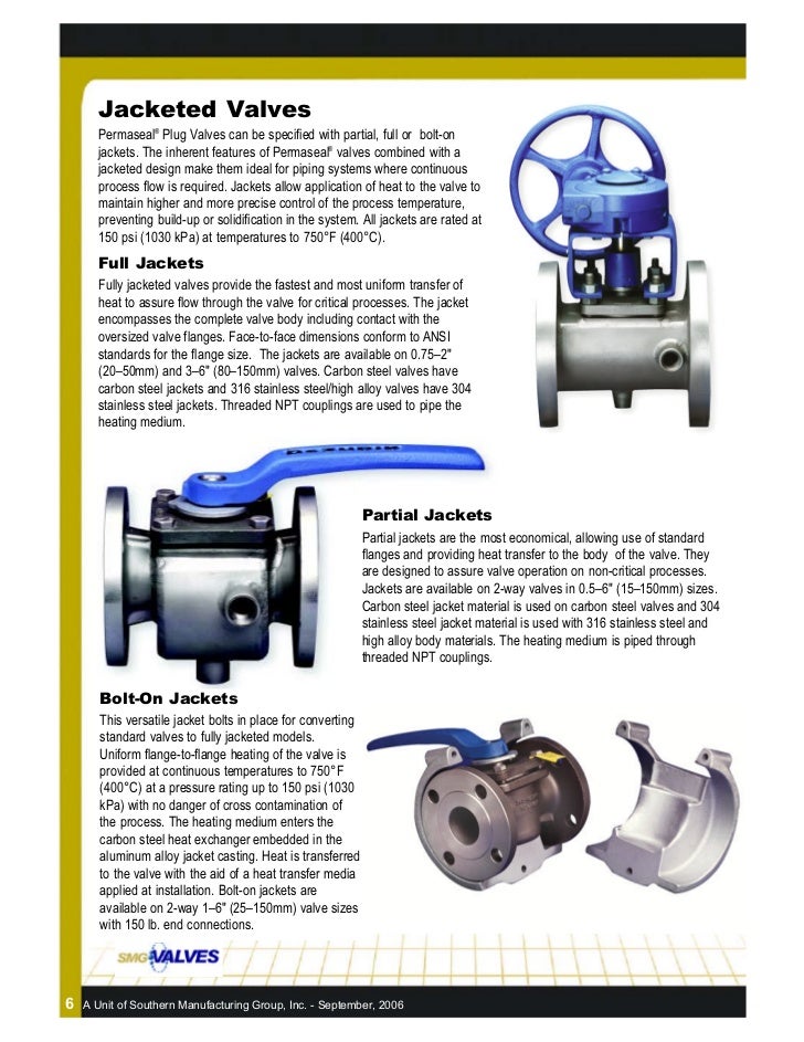 SMG Permaseal Non Lubricated Tapered Plug Valve