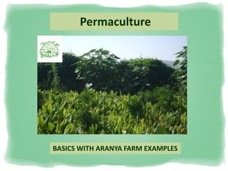 Permaculture
BASICS WITH ARANYA FARM EXAMPLES
 