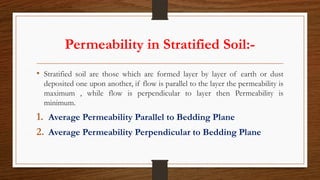 Permeability and Seepage Analysis of soil | PPTX