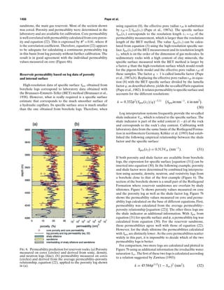 Permeability prediction | PDF