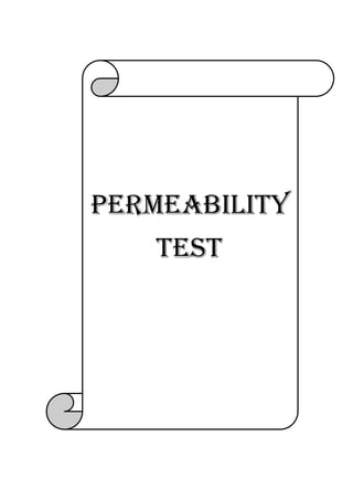 Permeability
TEST

 