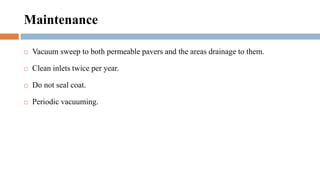 Permeable pavements | PDF