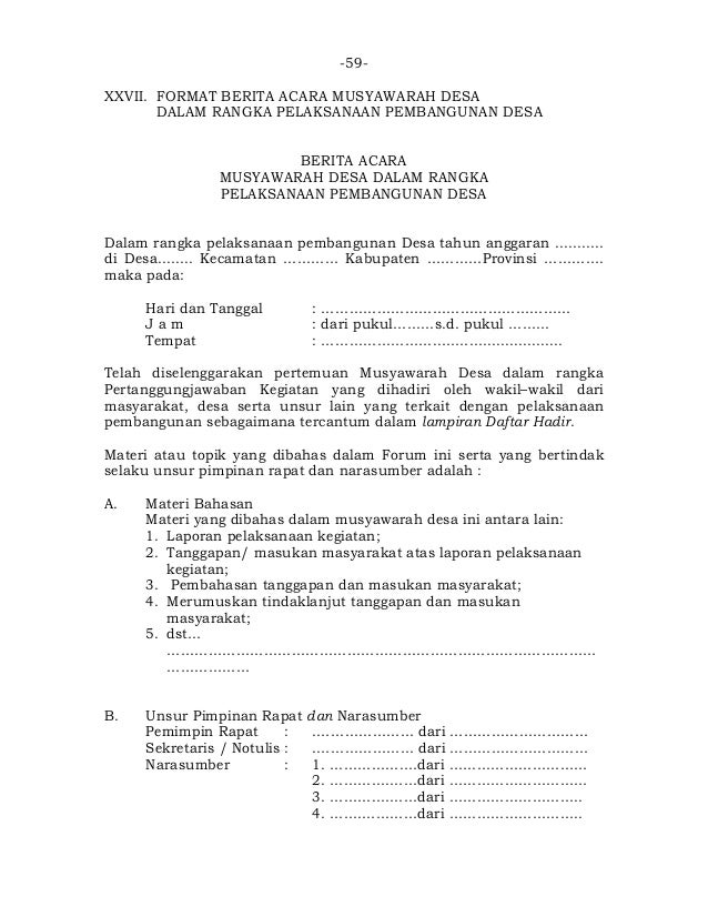Permendagri 114 2014 Format