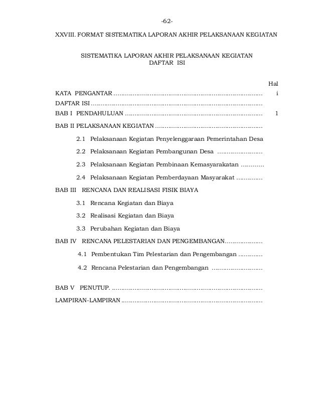 Permendagri 114 2014 Format