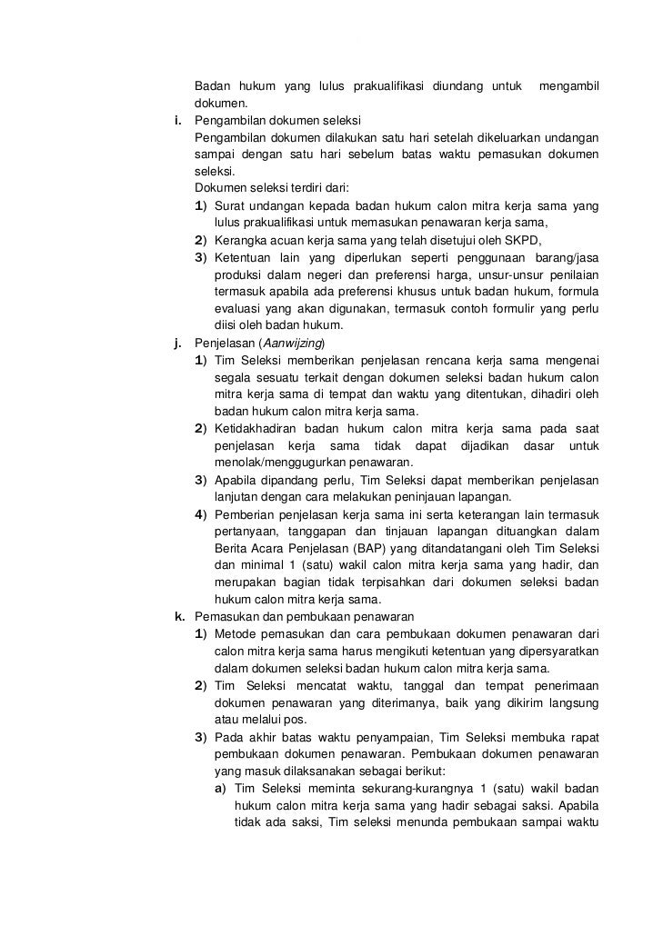 Peraturan Menteri Dalam Negeri No. 22 Tahun 2009 Petunjuk 