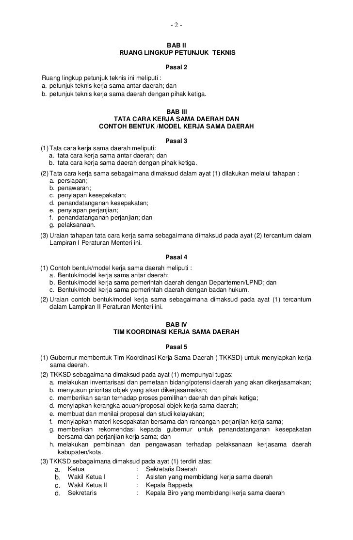 Peraturan Menteri Dalam Negeri No. 22 Tahun 2009 Petunjuk 