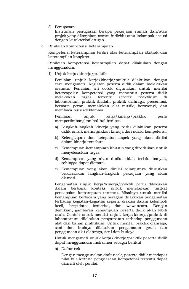 Permendikbud tahun2014 nomor104_lampiran penilaian hasil 