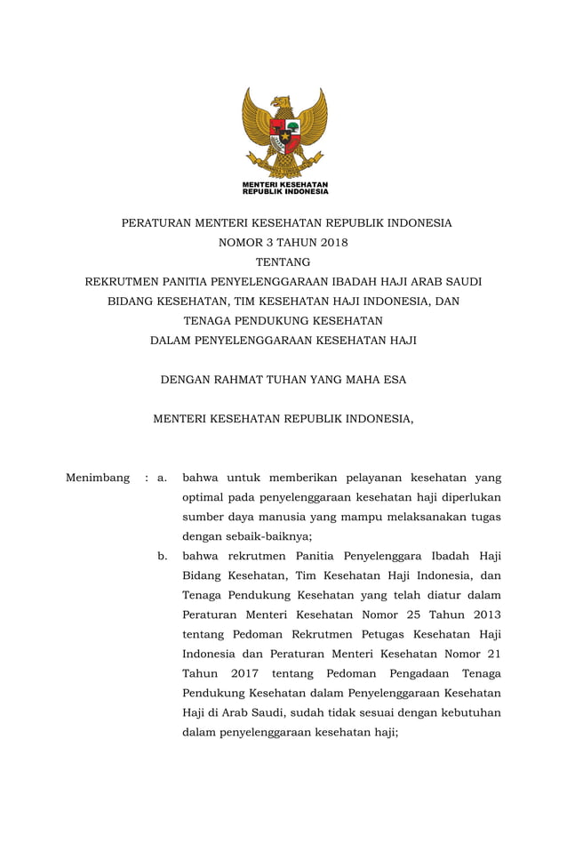 PERMENKES NOMOR 3 TAHUN 2018.pdf