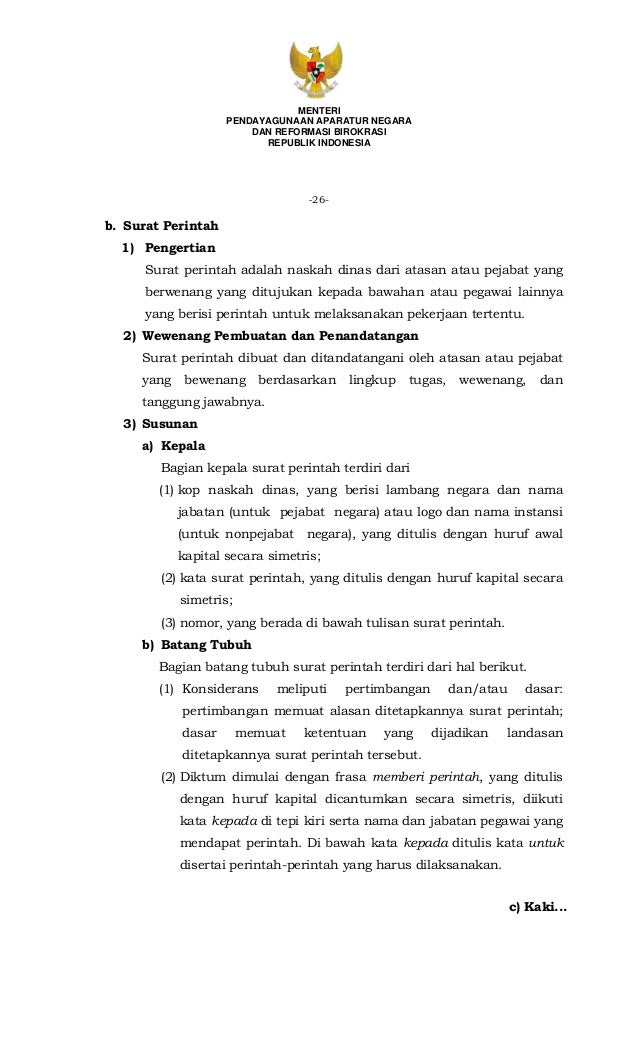 Permenpan No 80 Tahun 2012 tentang PEDOMAN TATA NASKAH 