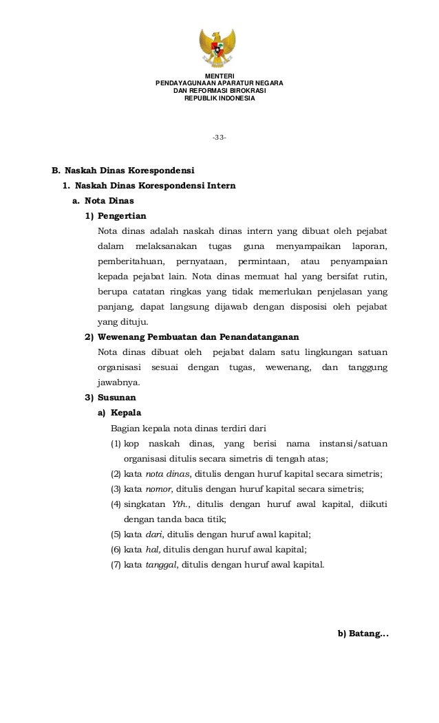 Permenpan No 80 Tahun 2012 Tentang Pedoman Tata Naskah Dinas