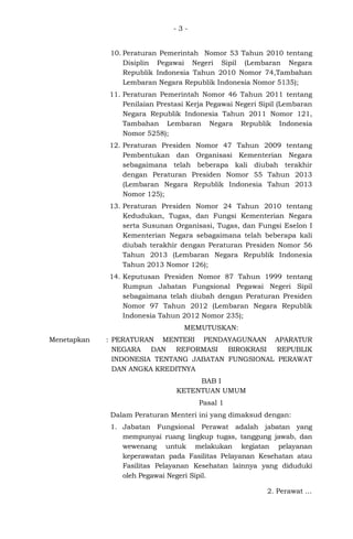 Jumlah angka kredit untuk kenaikan pangkat perawat