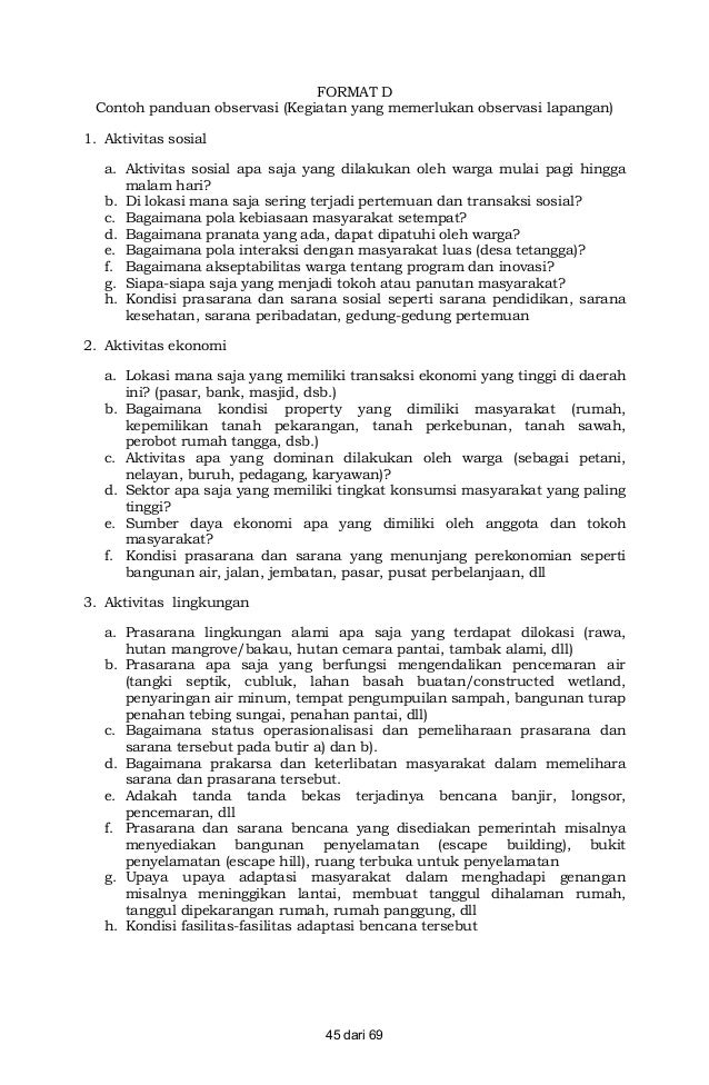 Permen PU No. 05/2013 tentang Pemetaan Bidang Sosial 