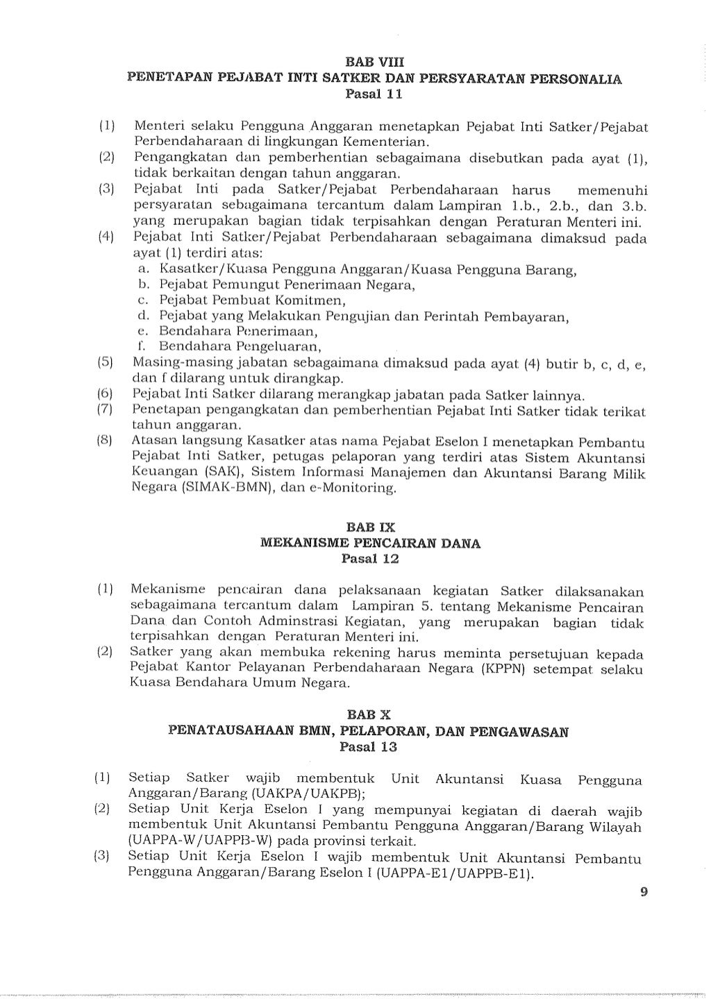 Peraturan Menteri Pekerjaan Umum Nomor: 14/PRT/M/2011