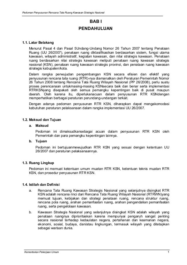 Permen PU Nomor 15 Tahun 2019 tentang Pedoman Penyusunan Permen PU Nomor 15 Tahun 2019 tentang Pedoman Penyusunan